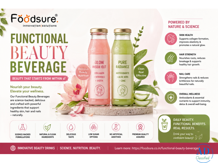 Functional Beauty Beverage – Nutrition for Beauty & Wellness