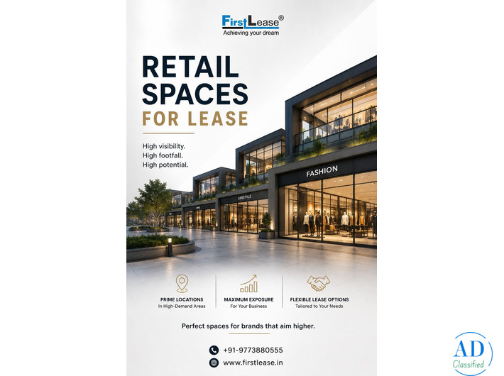Grow Your Brand with the Right Retail Space for Lease