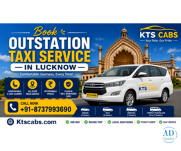 Book Ktscabs a Comfortable Outstation Taxi from Lucknow