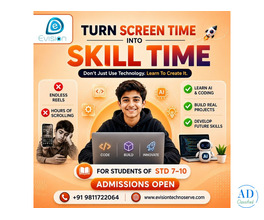 Turn Screen Time Into Skill Time - AI & Coding Training for Students