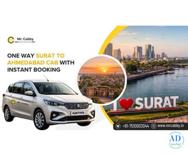 Book Surat to Ahmedabad Cab Online