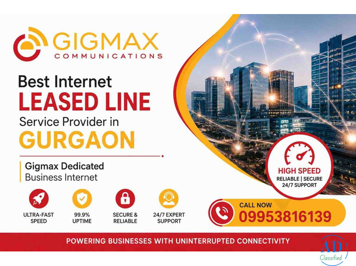 Internet Leased Line Service Provider in Gurgaon  Gigmax  Business Internet