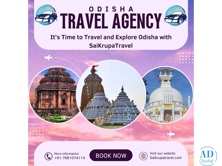 Discover Odisha with SaiKrupaTravel – Your Trusted Travel Agency