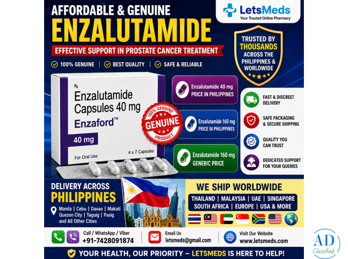 Buy Enzalutamide at the Best Price in the Philippines