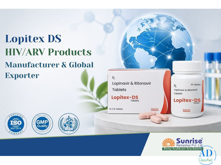 Lopitex DS HIV/ARV Products Manufacturer & Global Exporter