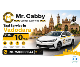 Affordable Local and Outstation Cab Hire in Vadodara MrCabby