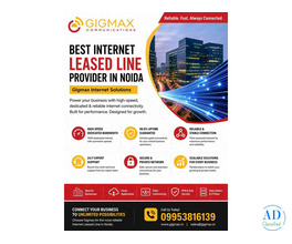 Best Internet Leased Line Provider in Noida Gigmax Internet Solutions