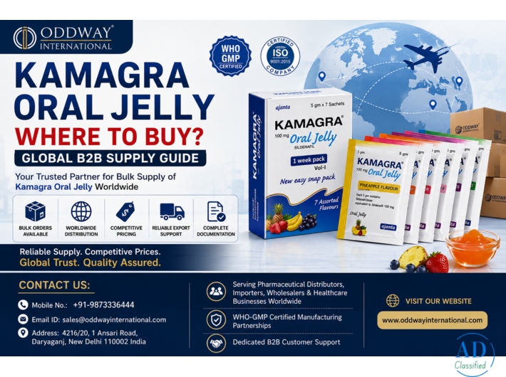 Kamagra 100mg Oral Jelly Price for Global B2B Pharmaceutical Buyers – Oddway