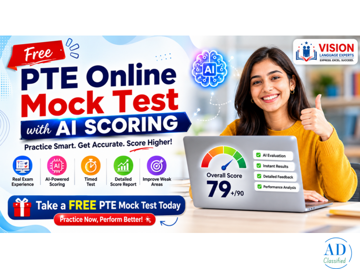 Best Website for Free AI PTE Mock Test | Instant Score