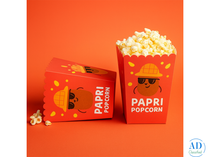 Wholesale Custom Printed Popcorn Boxes for Businesses