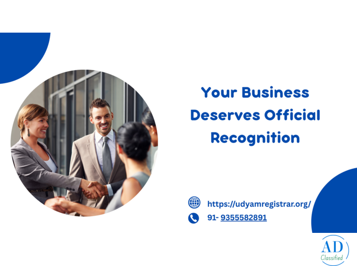 Your Business Deserves Official Recognition