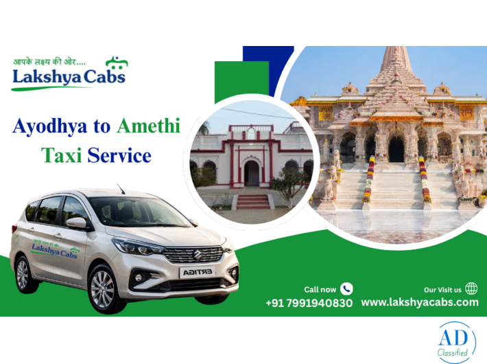 Ayodhya to Amethi Taxi – Safe, Affordable & Comfortable Travel