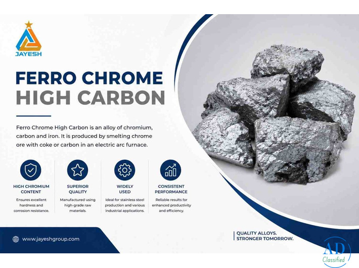 Get Free Datasheet for High Carbon Ferro Chrome Powder