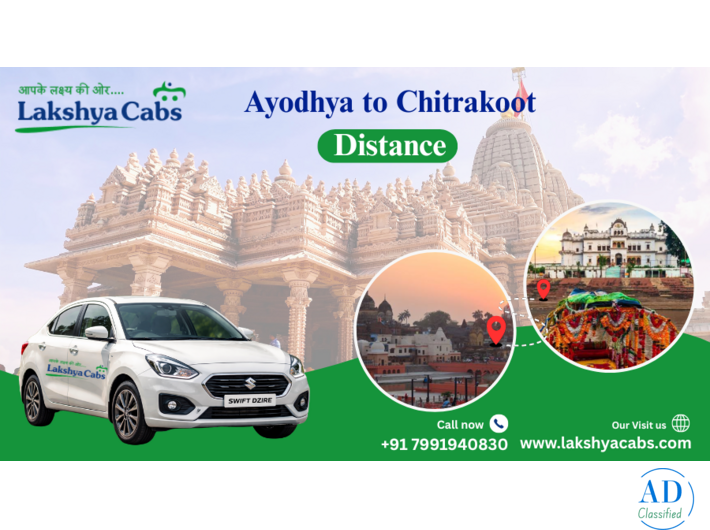 Ayodhya to Chitrakoot Road Distance – One Way & Round Trip Cabs