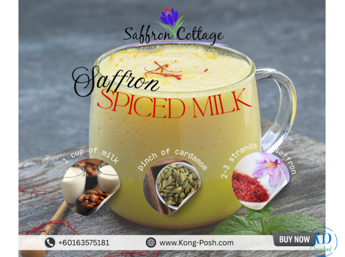 Saffron Spiced Milk by saffroncottage