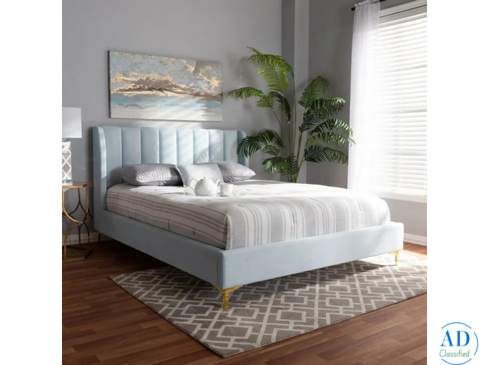 Luxe Luxurious Velvet Upholstered Bed