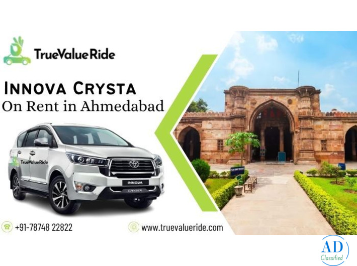 Easy Innova Crysta Car Booking in Ahmedabad - True Value Ride