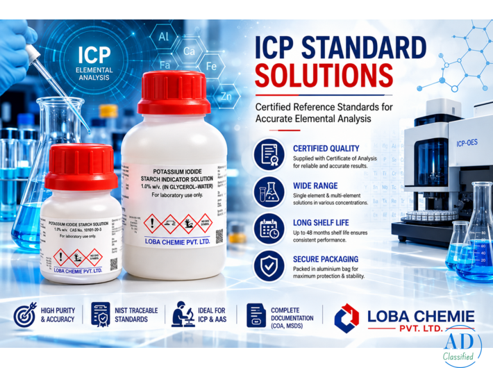 ICP Calibration Standards for Quality Control Laboratories