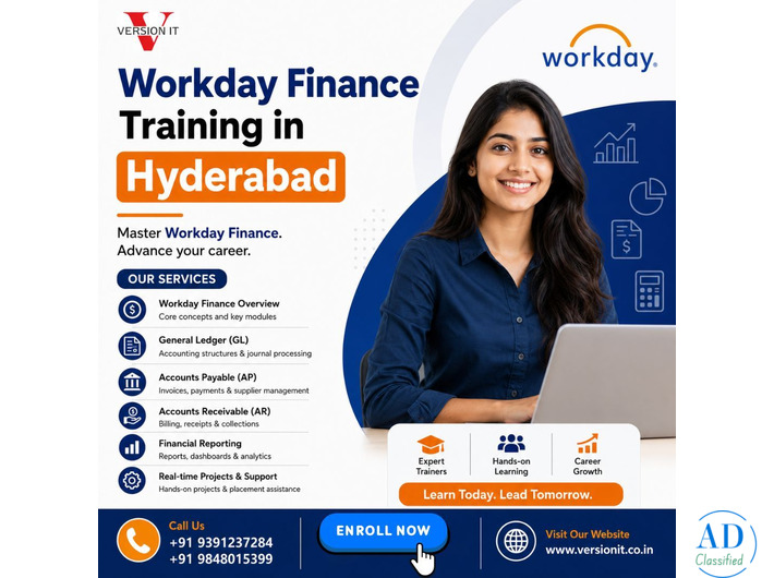 Workday Finance Training in Hyderabad – 100% Placement Help