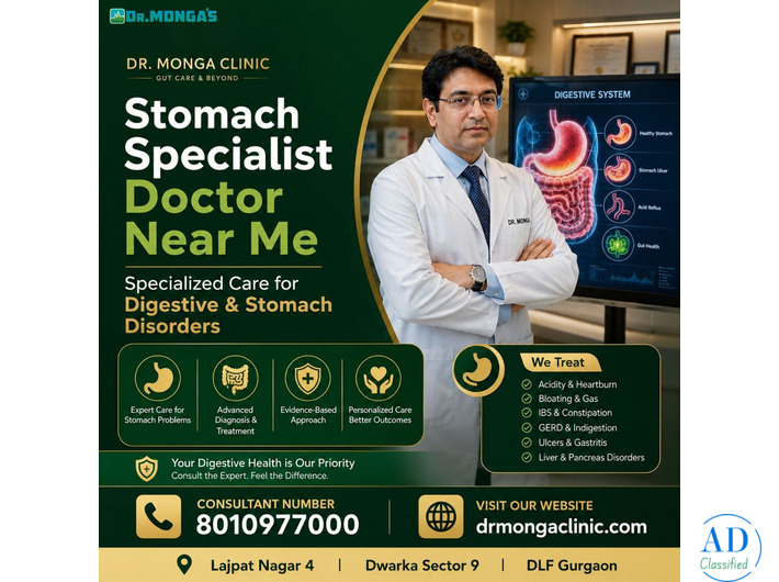 Best stomach doctor near me in South Delhi
