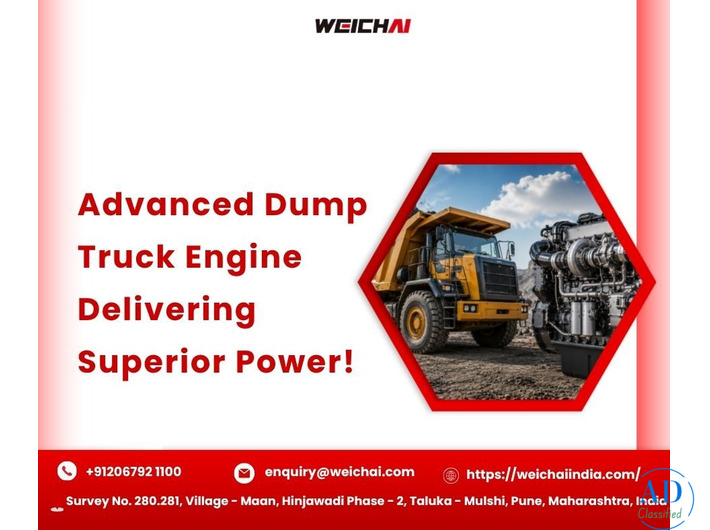 Reliable Dump Truck Engine for Continuous Operations