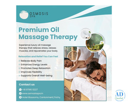 Massage Centre Trichy for Relaxing Oil Massage
