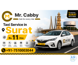 Mr. Cabby Taxi Service in Surat – Fast & Trusted Rides