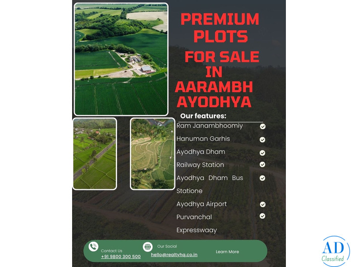 Residential Plots For Sale In Ayodhya | Plots Near Ram mandir