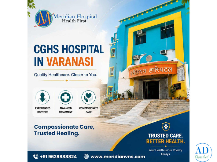 Best CGHS Hospital in Varanasi – Meridian Hospital