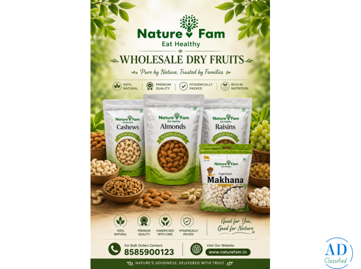 Buy Dry Fruits Online at Naturefam – Premium Quality Nuts & Dry Fruits Delivered Fresh