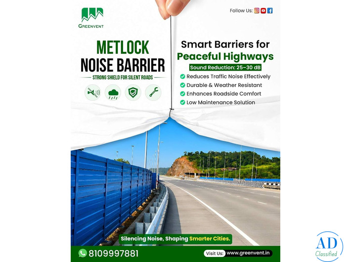 Metallic Noise Barrier In India