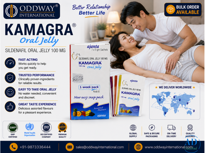 Bulk Buy Kamagra Oral Jelly from Oddway International