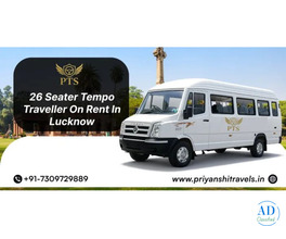 26 Seater Tempo Traveller on Rent in Lucknow for Group Trips