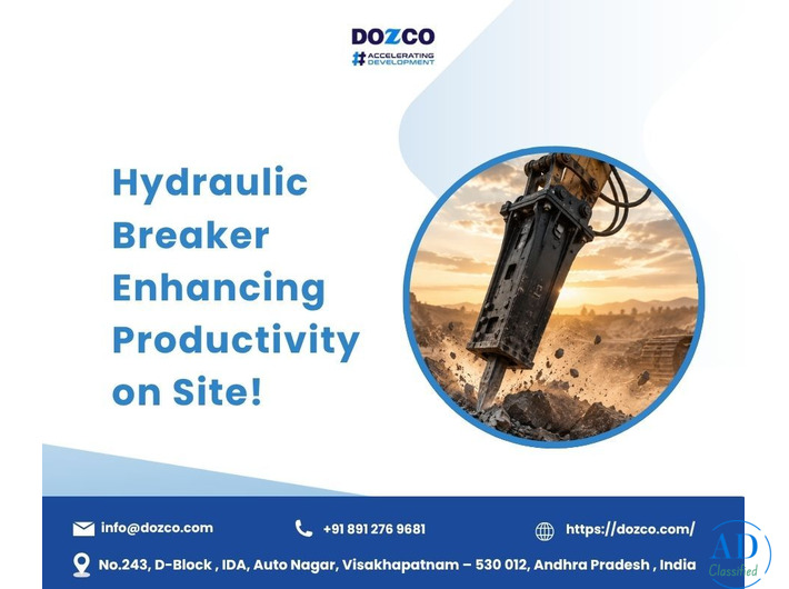 Increase Site Performance with Hydraulic Breaker Solutions