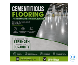 Cementitious Flooring for Industrial and Commercial Surfaces