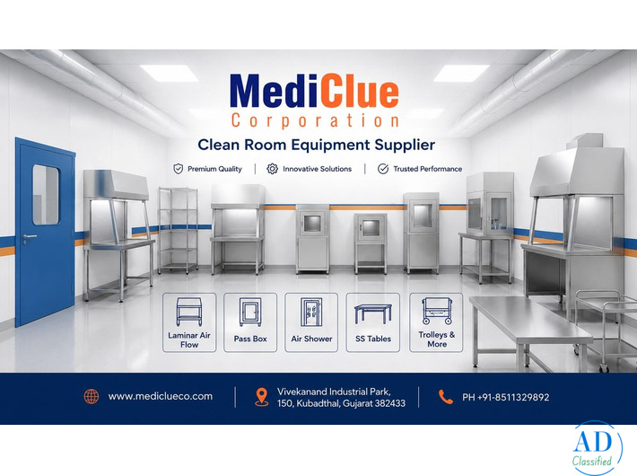 Clean Room Equipment Supplier & Manufacturer - Mediclue