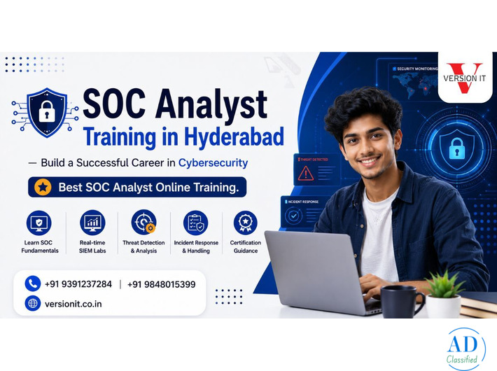 Cyber Security SOC Analyst Training in Hyderabad - SOC Analyst Course