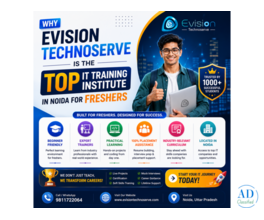 Why Evision Technoserve is the Top IT Training Institute in Noida for Freshers