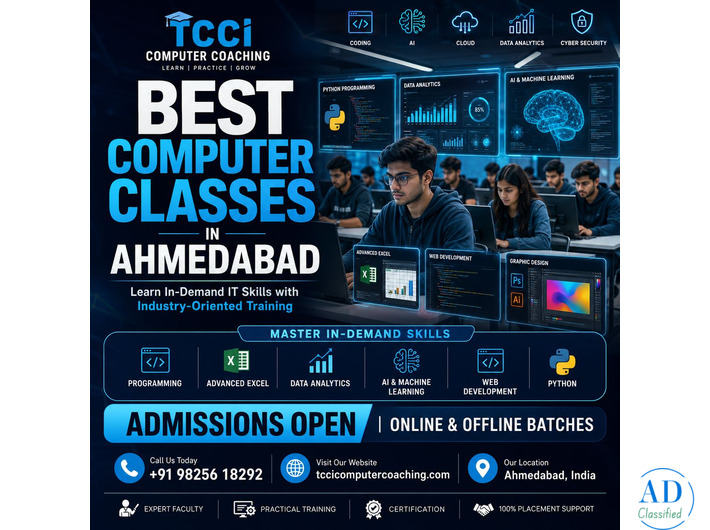 Best Computer Classes in Ahmedabad | TCCI
