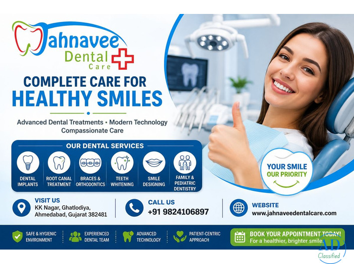 Jahnavee Dental Care – Trusted Dental Clinic in Ahmedabad