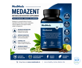 Medazent Metabolism Booster Supplement for Energy & Weight Management Support