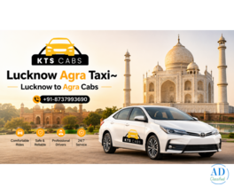 Best KTS Cab Ride from Lucknow to Agra – Book Now