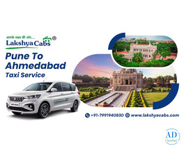 Book One Way Taxi from Pune to Ahmedabad at Best Prices