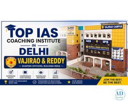 Top IAS coaching Institute in Delhi- Vajirao & Reddy