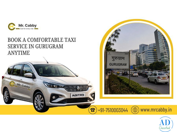 Hassle-Free Taxi Service in Gurugram Anytime