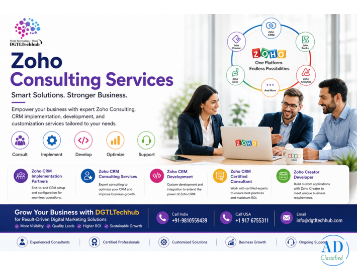 Zoho Consulting Services: A Guide to CRM Implementation and Business Automation