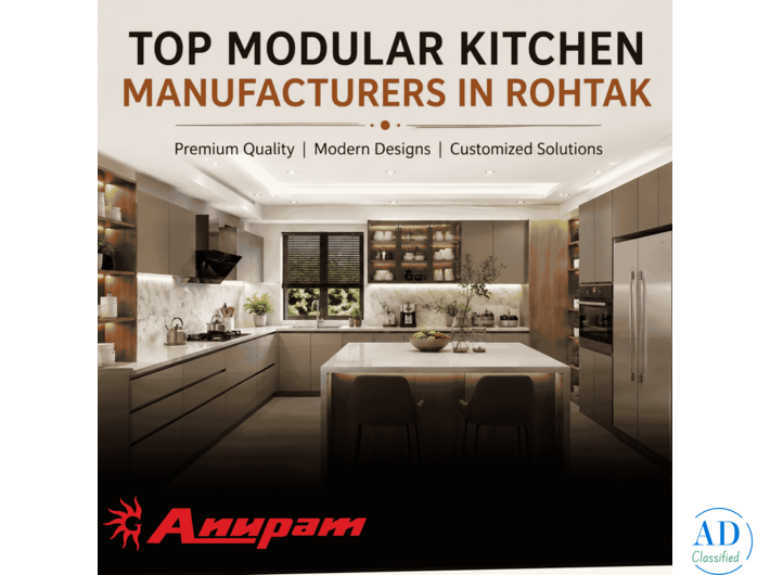 Top Modular Kitchen Manufacturers in Rohtak