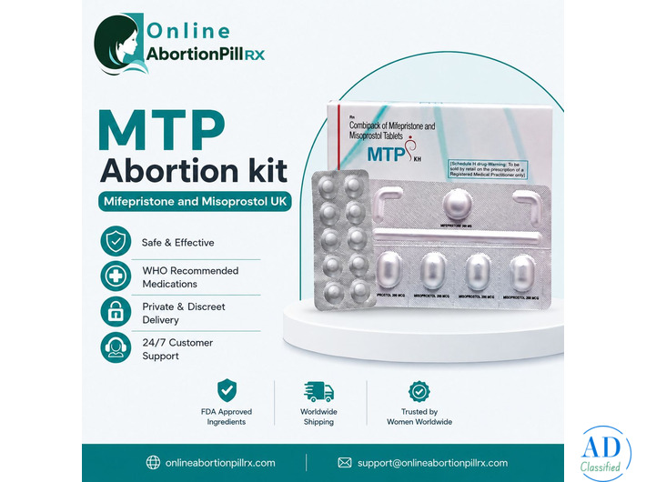 MTP Abortion kit - Mifepristone and Misoprostol UK
