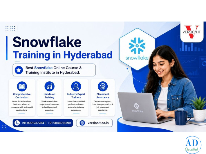 Snowflake Training Institute in Hyderabad | Online & Classroom Training