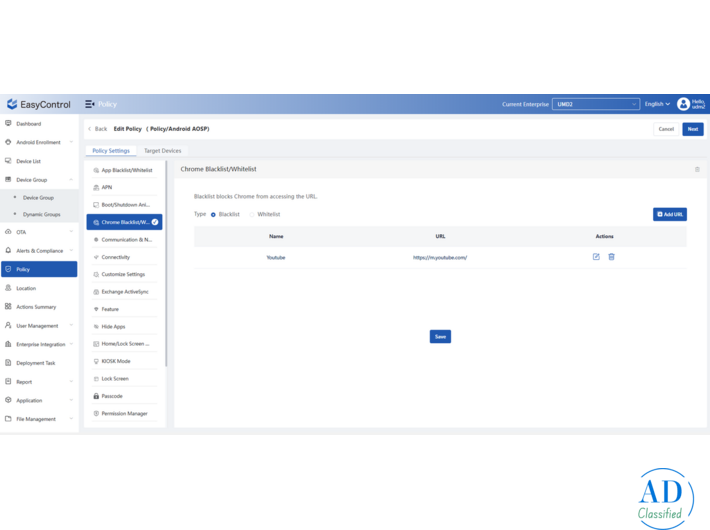 EasyControl MDM Software